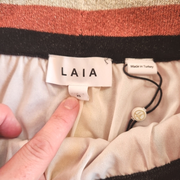 NWOT Laia/Anthropologie Shimmer Rainbow Skirt, Size XS - Picture 3 of 7